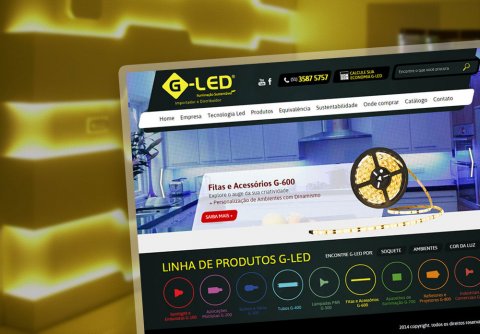Criação de Sites Distribuidora Lâmpadas Led